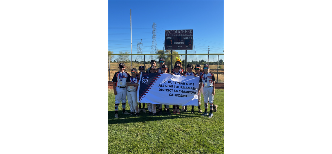 District 54 9,10,11 All-Star Champions 